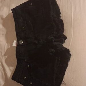 Jake Jeans Black Denim Cutoff Shorts Size 11 Juniors